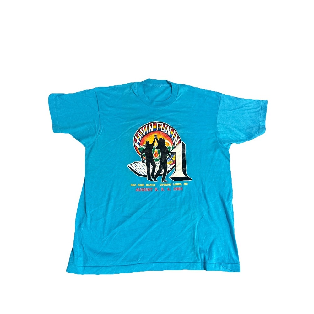 Vintage We Fest 1991 Shirt Single Stitch Country XL